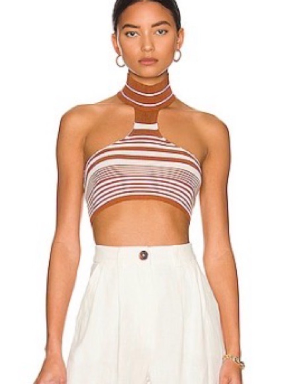 Superdown - Kiara Backless Crop Top